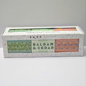 Free BARE By Baudelaire bath Bomb trio, Serenity Soaks + Blissful Bubbles Aroma
